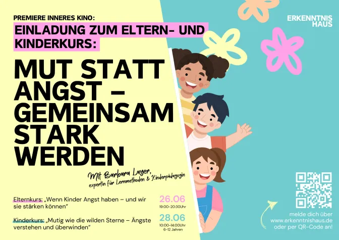 Bild: Mut statt Angst – wie Kinder und Eltern gemeinsam stark werden