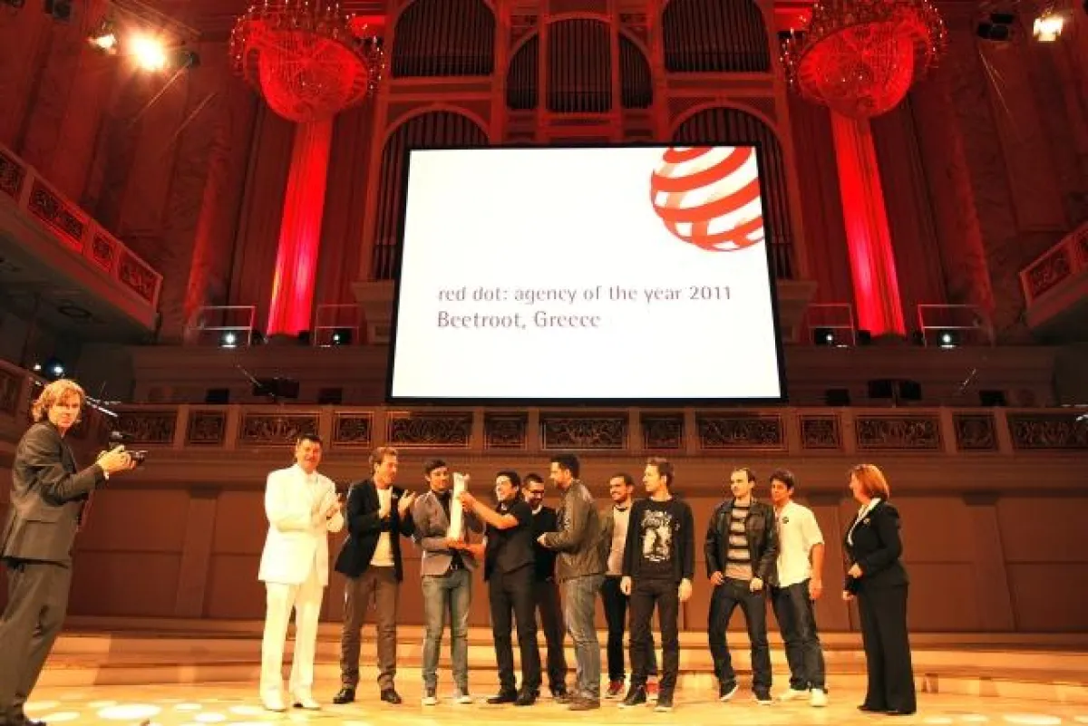 Der große Preis: Beetroot aus Griechenland ist die red dot: agency of the year 2011.