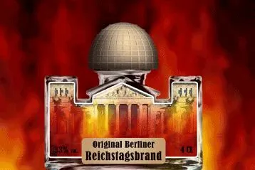 \"Berliner Reichstagsbrand\" - neue Spirituose mit hochprozentigem Symbolgehalt Bild: \"Berliner Reichstagsbrand\" - neue Spirituose mit hochprozentigem Symbolgehalt