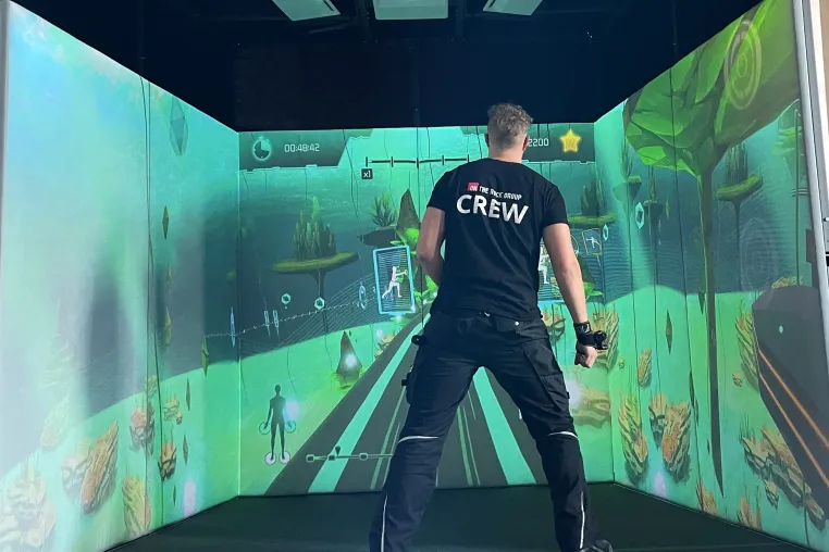 Interactive Playground - ON THE ROCK kombiniert analogen und virtuellen Spielplatz Bild: Interactive Playground - ON THE ROCK kombiniert analogen und virtuellen Spielplatz