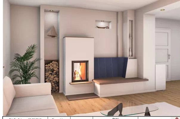 Bild: Individuelle Umsetzung: Kamine und Kachelöfen als Ausdruck der Persönlichkeit