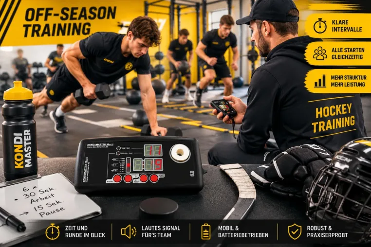 Bild: Hockey Timer für die Off-Season: Warum strukturiertes Intervalltraining den Unterschied macht