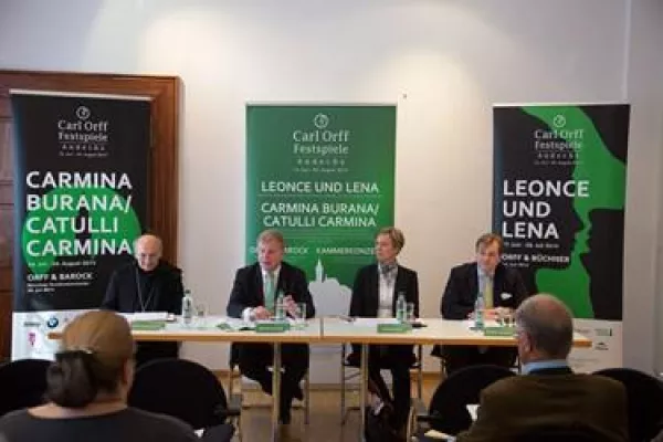 Bild: Carl Orff-Festspiele Andechs stellen das Programm für 2014 vor: 14. Juni bis 3. August 2014.