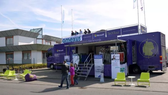 Bild: Ahauser Industrietage: 40 Tonnen Microsoft bei amexus!