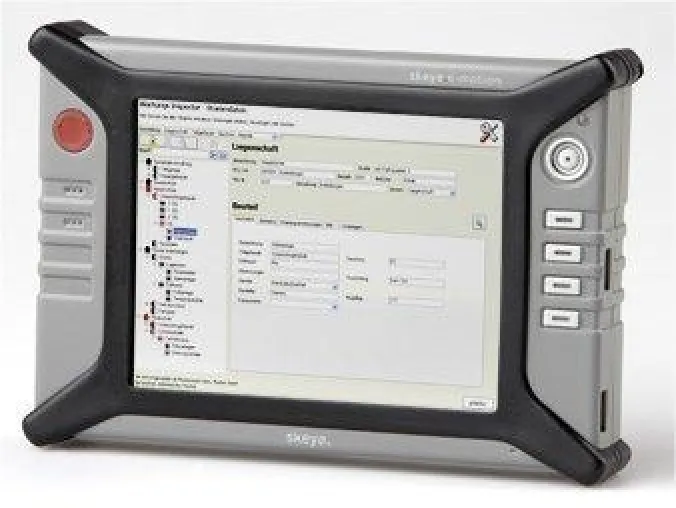 Bild: Kleiner TabletPC skeye.e-motion - Mobile Effizienz in Außendienst und Logistik
