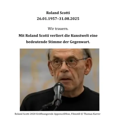 Bild: Wir trauern um Roland Scotti (1957–2025)