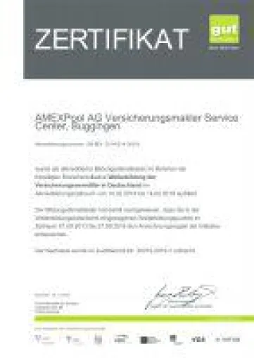 Bild: AMEXPool AG besteht Audit der Bildungsinitiative "gut beraten" mit 95 Prozent Erfolgsquote