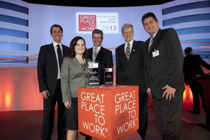 Bild: National Instruments Germany gehört auch 2012 zu Deutschlands besten Arbeitgebern