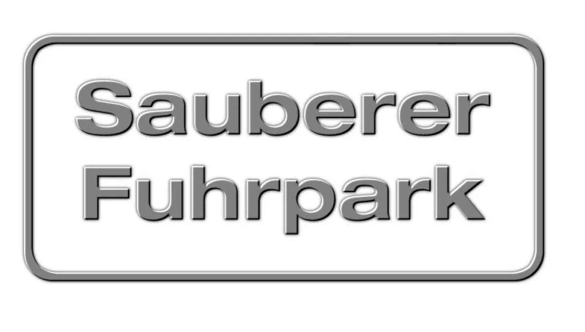 Sauberer Fuhrpark
