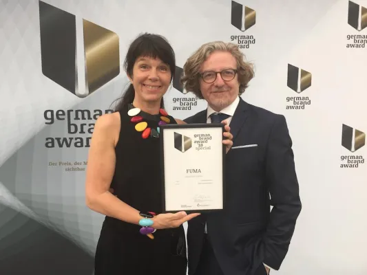 Bild: FUMA erhält zum dritten Mal den German Brand Award