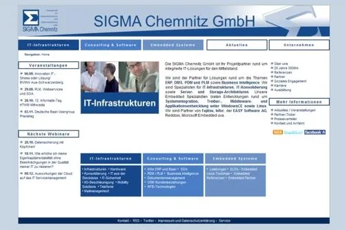 Bild: SIGMA präsentiert seine Webseite mit neuem Layout und neuen Inhalten.