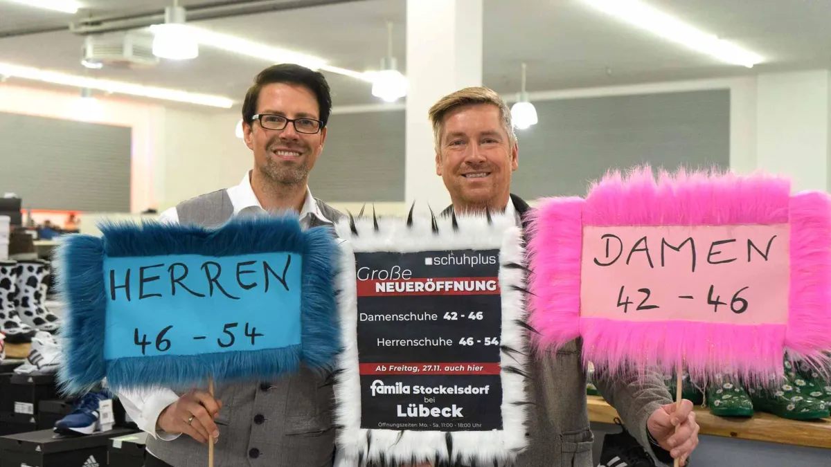 schuhplus eröffnet Pop-up-Store in Stockelsdorf bei Lübeck