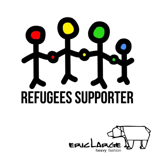 Eric Large unterstützt Flüchtlingshilfe Bild: Eric Large unterstützt Flüchtlingshilfe