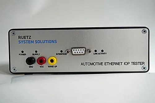 IOP-Tester für Ethernet-Steuergeräte Bild: IOP-Tester für Ethernet-Steuergeräte