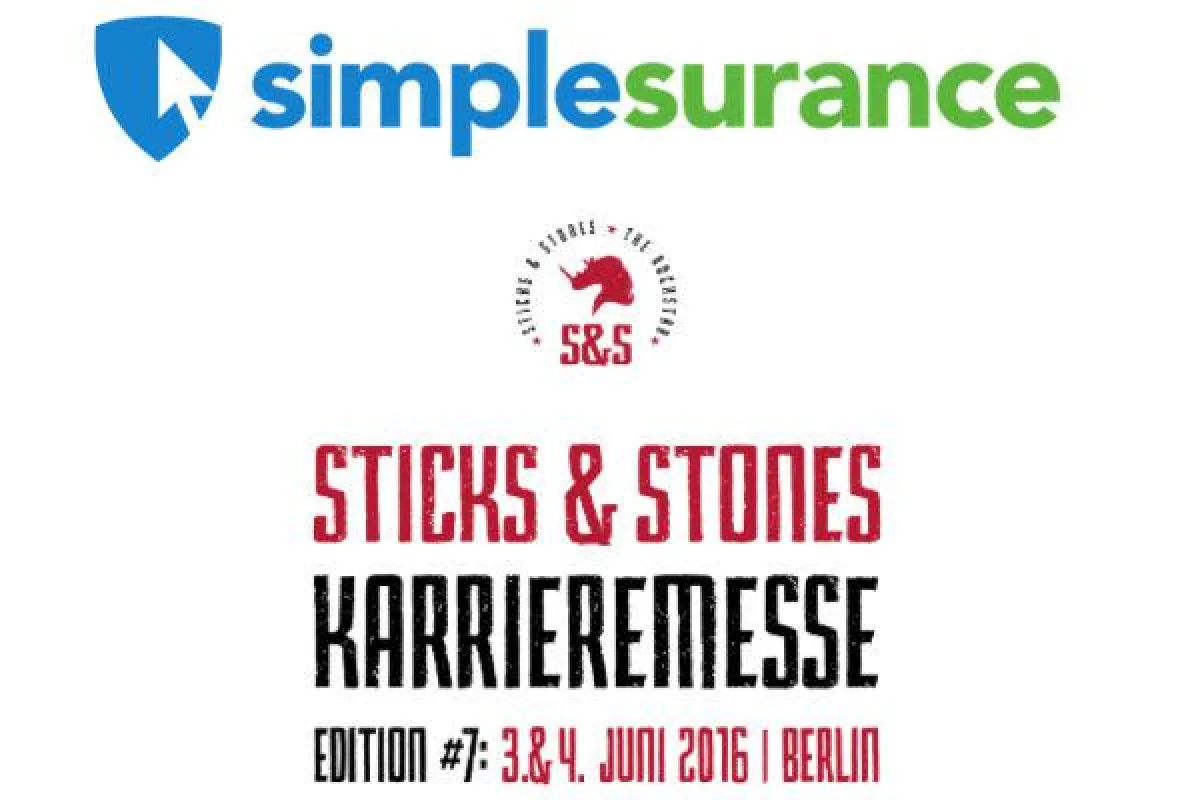 Simplesurance bei Sticks & Stones STICKS & STONES IST EIN PROJEKT DER UHLALA GMBH