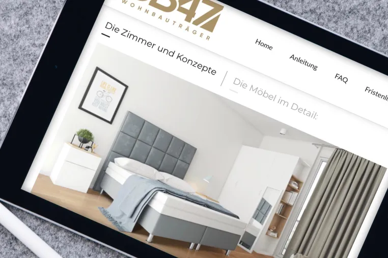 Bild: Die neue Wohnung via Mausklick möblieren lassen: 6B47 kooperiert mit digitalem Inneneinrichter ROOMHERO