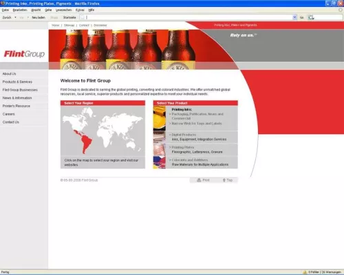 Bild: Internet: Flint Group holt Scholl Communications und Weblication CMS
