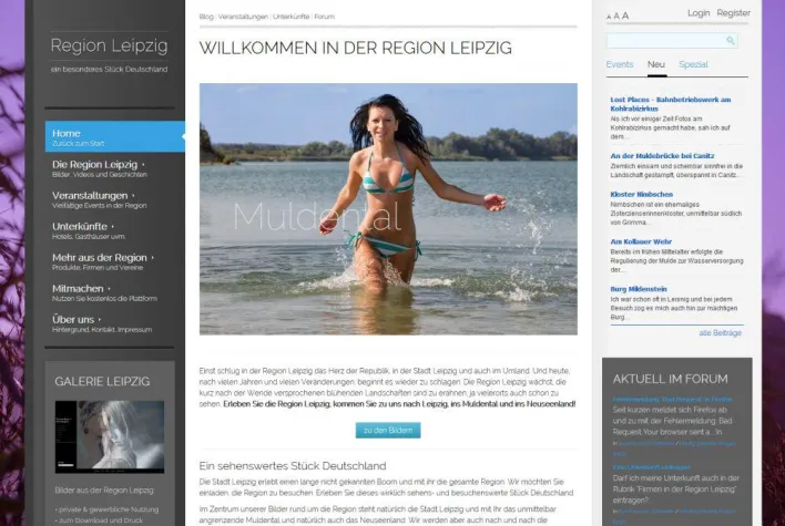 Bild: Projekt region-leipzig.com erfolgreich gestartet