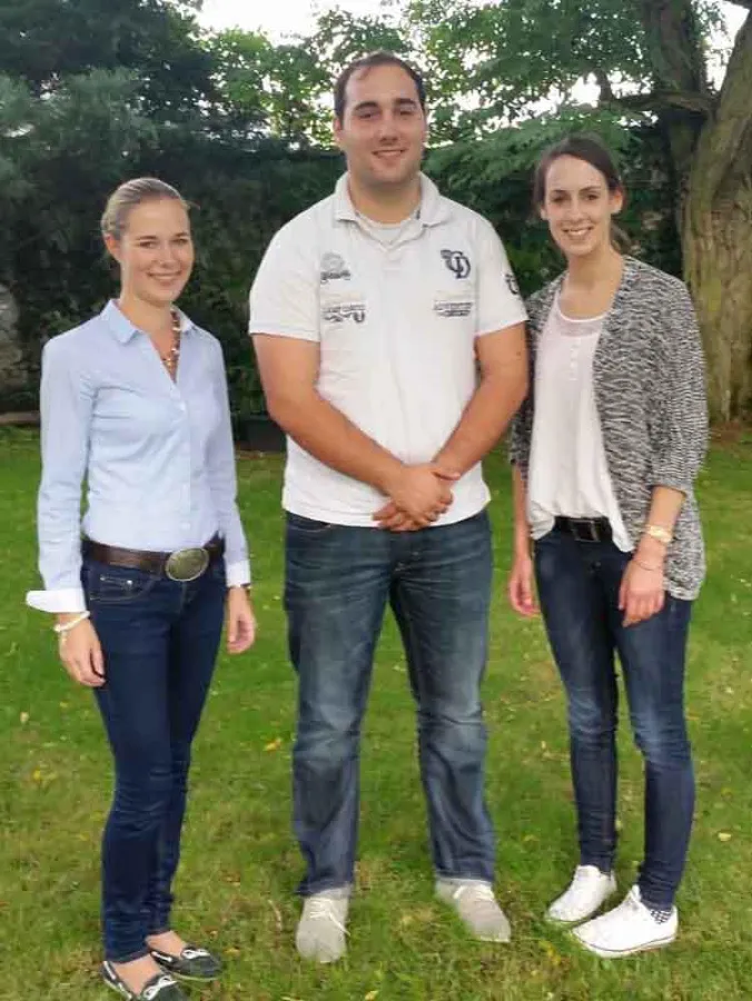 Victoria Krauß, Kevin Wollsiefen und Lea Nitschke (v.l.n.r., Foto: OLYMP)