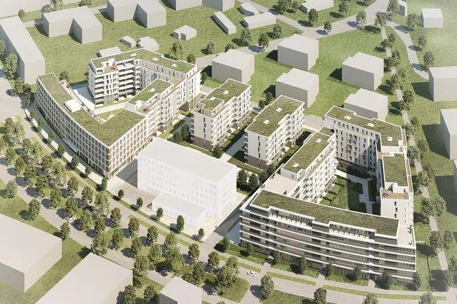 Bild: Argon und GW-K errichten Rathausquartier in Schönefeld am neuen BER