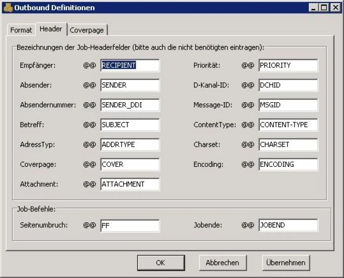 Über den IXI-UMS FAPI Connector können Job- und Headerinformationen für Faxversand und -empfang einfach übergeben werden