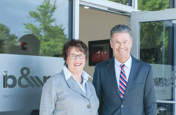 Bild: Bundeswirtschaftsministerin Zypries besucht baier & michels in USA
