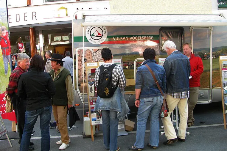 Bild: Region Vogelsberg mit Infostand auf dem Hessentag