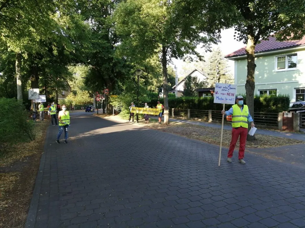 13.8.2020 Schildower Str. / Landesgrenze (ehem. Standort der Berliner Mauer)