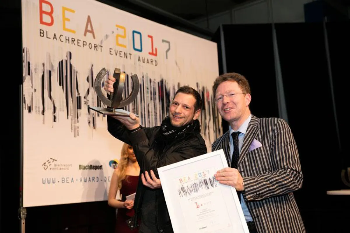 BEA Award für das Carglass Projekt in der Kategorie „Motivationsevent“ (Foto: Isabella Thiel)