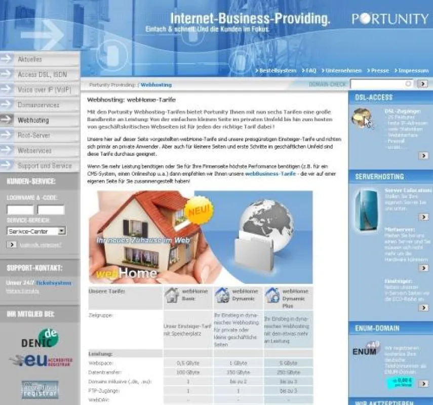 Portunity Webhosting