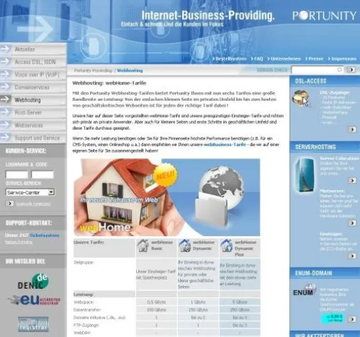 Portunity mit neuen Webhosting-Tarifen - FastCGI, XCache und 6 neuen Preisen Bild: Portunity mit neuen Webhosting-Tarifen - FastCGI, XCache und 6 neuen Preisen