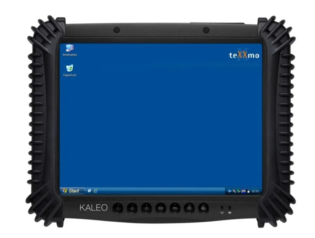 teXXmo KALEO.10A - einer der leichtesten industrietauglichen Tablet PCs mit Atom-Prozessor