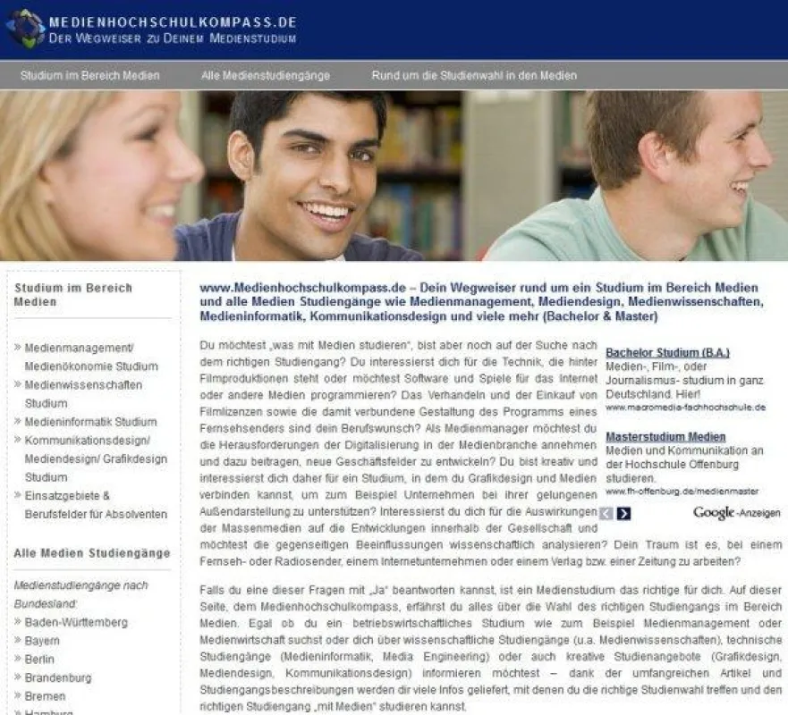 Medienhochschulkompass.de