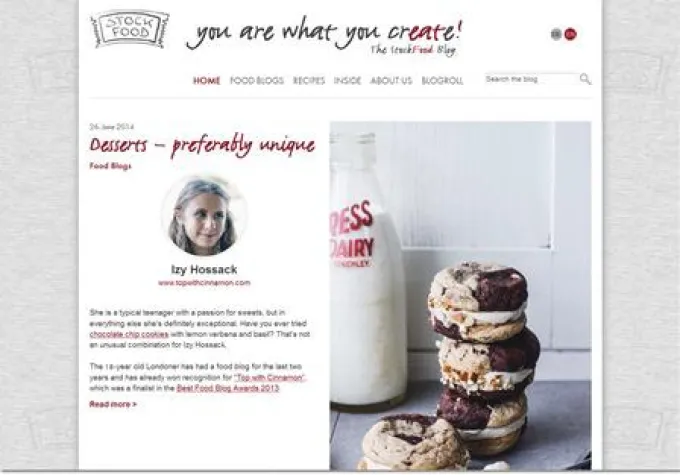 StockFood launcht Food-Blog „you are what you crEATe“ Bild: StockFood launcht Food-Blog „you are what you crEATe“