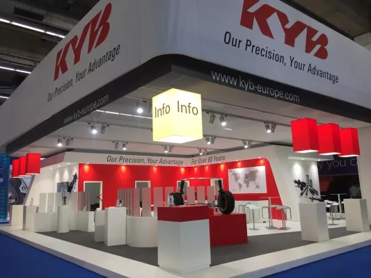 Bild: KYB Europe kohlendioxidneutral auf der Automechanika