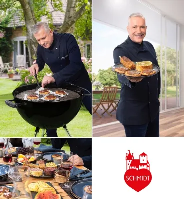 Weltneuheit: Zwei-Sterne-Koch Alexander Herrmann erfindet Kekse und Kuchen zum Grillen Bild: Weltneuheit: Zwei-Sterne-Koch Alexander Herrmann erfindet Kekse und Kuchen zum Grillen