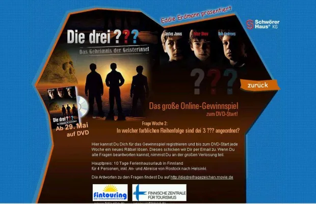 Bild: Großes Drei ???-Gewinnspiel zum DVD-Start
