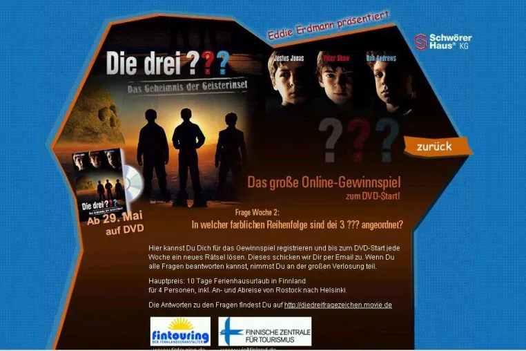 Bild: Großes Drei ???-Gewinnspiel zum DVD-Start