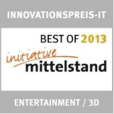 Bild: VDC mit dem Innovationspreis-IT "Best of 2013" in der Kategorie Entertainment / 3D ausgezeichnet