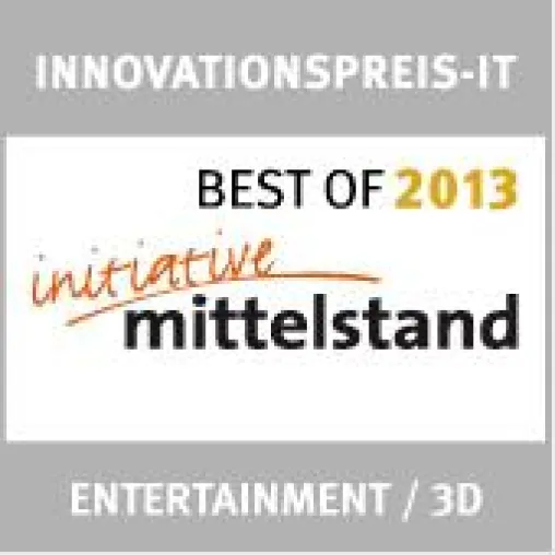 VDC mit dem Innovationspreis-IT "Best of 2013" in der Kategorie Entertainment / 3D ausgezeichnet Bild: VDC mit dem Innovationspreis-IT "Best of 2013" in der Kategorie Entertainment / 3D ausgezeichnet