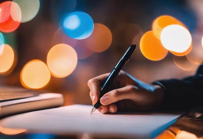 Bild: Wie von Geisterhand geschrieben - Blog und KI - Onlinemarketing