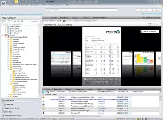 Realify PaperOffice ™ schafft Ordnung im Chaos beim Dokumentenmanagement Bild: Realify PaperOffice ™ schafft Ordnung im Chaos beim Dokumentenmanagement