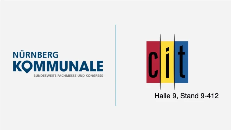 Bild: cit präsentiert zukunftsfähige Verwaltungsdigitalisierung auf der KOMMUNALE 2025