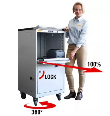 Eine völlig neue Art von Kommissionierwagen ist am Markt. Bild: Eine völlig neue Art von Kommissionierwagen ist am Markt.