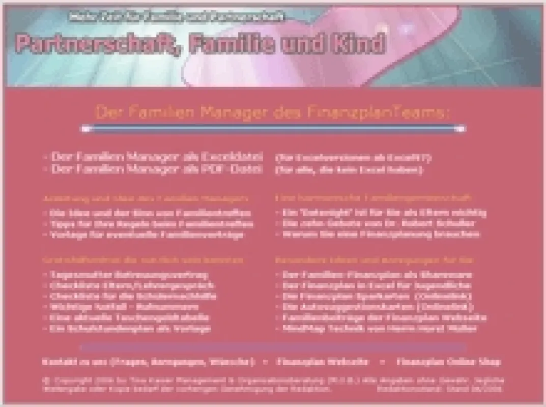 Eine echte Hilfe für Familien