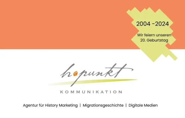 Bild: Rückblick mit Ausblick - History Marketing Agentur hpunkt kommunikation feiert 20. Geburtstag