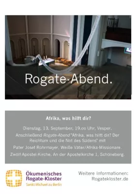 Bild: Berliner Rogate-Abend: „Afrika, was hilft dir? Der Reichtum und die Not des Südens“