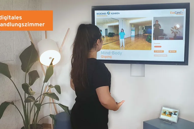 Bild: Mind-Body-Medizin in der digitalen Reha-Nachsorge der Onkologie in der REGIOMED-Rehaklinik Masserberg 