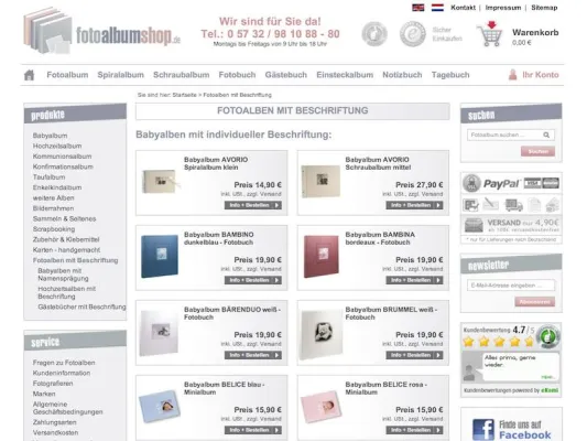Bild: Fotoalbumshop.de sorgt für individuelle Beschriftung beim Fotoalbum