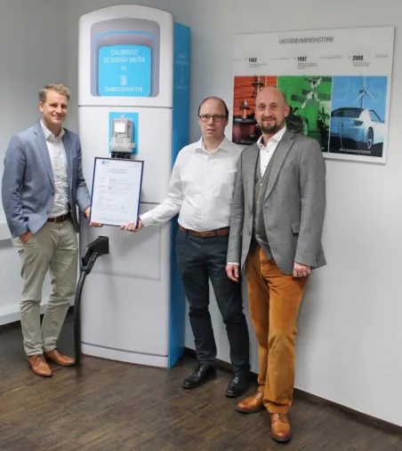 Isabellenhütte erhält Baumusterprüfbescheinigung von der PTB Braunschweig Bild: Isabellenhütte erhält Baumusterprüfbescheinigung von der PTB Braunschweig